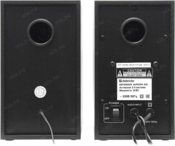 Колонки Defender Aurora S20 (2x10W, дерево) <65419>