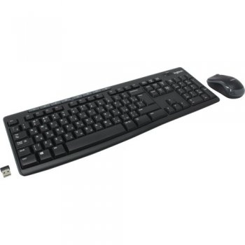 Комплект клавиатура + мышь Logitech Wireless Combo MK270 (Кл-ра, FM, USB+Мышь 3кн, Roll, FM, USB) <920-004518>