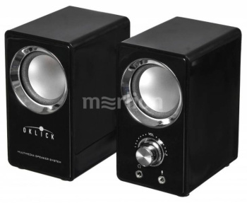 Колонки OKLICK OK-116 Black (2x3W, питание от USB) <315691>