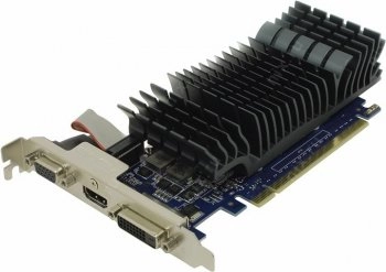 Видеокарта Asus PCI-E GT730-SL-2GD5-BRK NVIDIA GeForce GT 730 2048 Мб 64bit GDDR5 902/5010 DVIx1 HDMIx1 CRTx1 HDCP Ret low profile