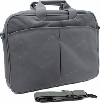 Сумка для ноутбука 15.6 Continent CC-012 Grey (Серый, нейлон/полиэстер, 42 x 30 x 5 см.)