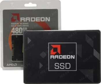 Твердотельный накопитель (SSD) 480 Gb SATA 6Gb/s AMD Radeon R5 <R5SL480G> 2.5" 3D TLC