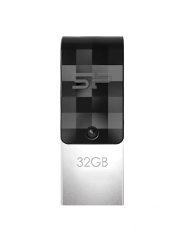 Накопитель USB Silicon Power 32Gb C31 SP032GBUC3C31V1K USB3.1 серебристый/черный