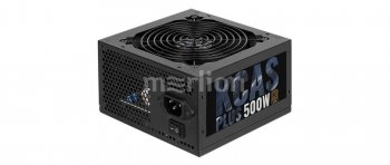Блок питания Aerocool ATX 500W KCAS PLUS 500 80+ bronze (24+4+4pin) APFC 120mm fan 7xSATA RTL