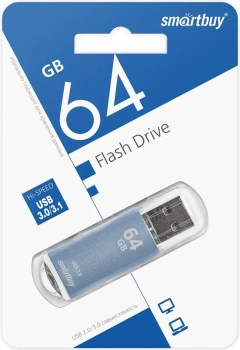 Накопитель USB SmartBuy V-Cut <SB64GBVC-B3> USB3.0 Flash Drive 64Gb (RTL)