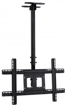 Кронштейн ONKRON <N1L Black> Потолочное крепление для LCD телевизоров (VESA100/200x100/200/200x300/300x400/600x400, 68.2кг)