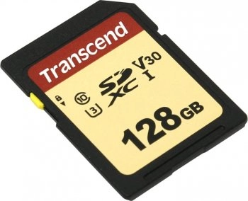 Карта памяти Transcend <TS128GSDC500S> SDXC Memory Card 128Gb UHS-I U3 V30
