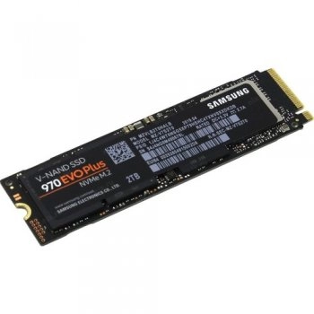 Твердотельный накопитель (SSD) Samsung PCIe 3.0 x4 2TB MZ-V7S2T0BW 970 EVO Plus M.2 2280