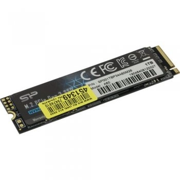 Твердотельный накопитель (SSD) 1Tb M.2 2280 M Silicon Power <SP001TBP34A60M28> 3D TLC
