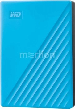 Внешний жесткий диск WD Original USB 3.0 4Tb WDBPKJ0040BBL-WESN My Passport 2.5" голубой
