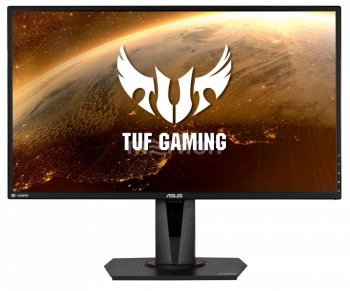 Монитор Asus 27" TUF Gaming VG27AQ черный IPS LED 1ms 16:9 HDMI M/M матовая HAS Piv 1000:1 350cd 178гр/178гр 2560x1440 165Hz G-Sync FreeSync DP WQ 5.8