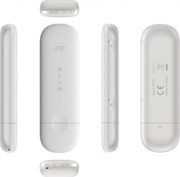 Модем GSM 2G/3G/4G ZTE MF79N USB Wi-Fi Firewall внешний белый
