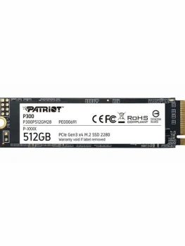 Твердотельный накопитель (SSD) 512 Gb M.2 2280 M Patriot P300 <P300P512GM28> 3D TLC