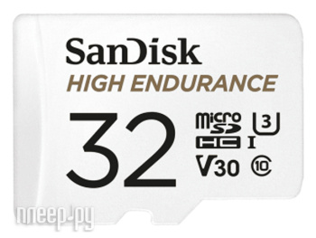 Карта памяти 32Gb - SanDisk High Endurance - microSD XC Video Class 30 SDSQQNR-032G-GN6IA