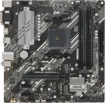 Материнская плата ASUS PRIME B550M-A Soc-AM4 AMD B550 4xDDR4 mATX AC`97 8ch(7.1) GbLAN RAID+VGA+DVI+HDMI