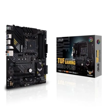 Материнская плата ASUS TUF GAMING B550-PLUS Soc-AM4 AMD B550 4xDDR4 ATX AC`97 8ch(7.1) 2.5Gg RAID+HDMI+DP
