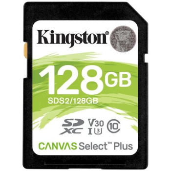 Карта памяти Kingston <SDS2/128GB> SDXC Memory Card 128Gb UHS U3 V30