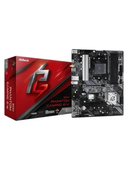 Материнская плата ASRock B550 PHANTOM GAMING 4/AC (RTL) AM4 <B550> 2xPCI-E HDMI GbLAN+WiFi+BT SATA ATX 4DDR4