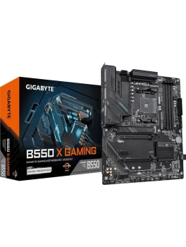 Материнская плата GIGABYTE B550 GAMING X (RTL) AM4 <B550> 2xPCI-E HDMI+DVI GbLAN SATA RAID ATX 4DDR4