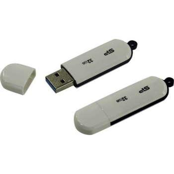 Накопитель USB 32Gb - Silicon Power Blaze B32 USB 3.2 Gen 1 32Gb White SP032GBUF3B32V1W