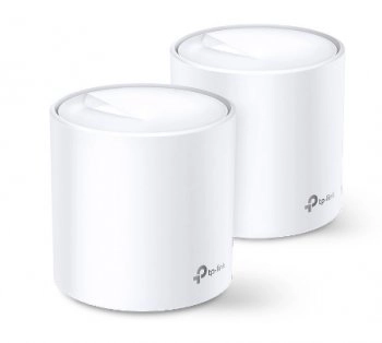 Маршрутизатор бесшовный mesh TP-LINK <Deco X60 (2-pack)> AX3000 Mesh Wi-Fi System