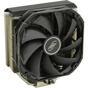 Вентилятор Deepcool <R-AS500-BKNLMN-G> AS500 (4пин, 1155/1200/2011/2066/AM4-FM2,26дБ,500-1200об/мин,Al+тепл.трубки)