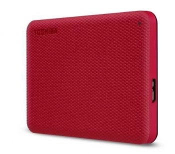 Внешний жесткий диск Toshiba USB 3.0 1Tb HDTCA10ER3AA Canvio Advance 2.5" красный