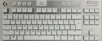 Клавиатура 920-010117 Logitech G915 TKL WHITE {механическая, белый, беспроводная/проводная, RGB LIGHTSYNC, USB, Bluetooth, радиоканал}