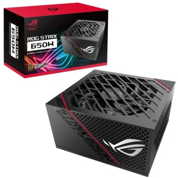 Блок питания Asus ROG-STRIX-650G (650W, 4x 6/8-pin, 100-240 В, 80 Plus Golg, 135 мм, 90YE00A1-B0NA00)