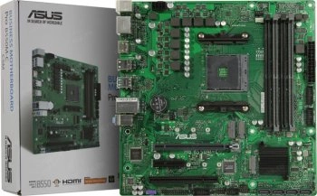 Материнская плата ASUS PRO B550M-C/CSM (RTL) AM4 <B550> PCI-E HDMI+2xDP GbLAN SATA MicroATX 4DDR4
