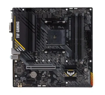 Материнская плата ASUS TUF GAMING A520M-PLUS II (RTL) AM4 <AMD A520> PCI-E Dsub+DVI+HDMI GbLAN SATA MicroATX 4DDR4
