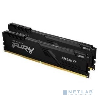 Оперативная память Kingston Fury Beast <KF426C16BBK2/8> DDR4 DIMM 8Gb KIT 2*4Gb <PC4-21300> CL16