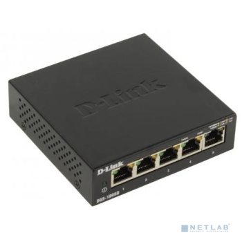 Коммутатор D-Link <DGS-1005D /J2A> 5-port Gigabit (5UTP 1000Mbps)