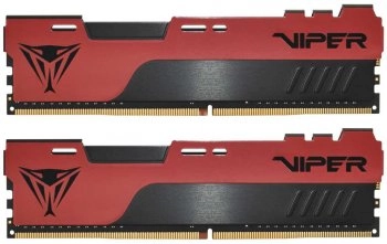 Оперативная память 16GB (2x8GB kit) 3600MHz Patriot PVE2416G360C0K Viper Elite II RTL Gaming PC4-28800 CL20 DIMM 288-pin 1.35В kit