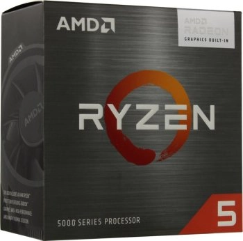 Процессор AMD Ryzen 5 5600G BOX (100-100000252BOX/CBX) 3,90GHz, Turbo 4,40GHz, Vega 7 AM4 w/c
