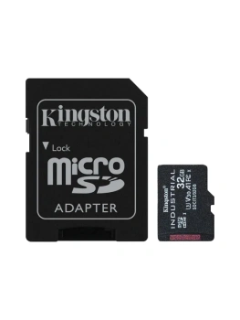 Карта памяти Kingston <SDCIT2/32GB> microSDXC Memory Card 32Gb UHS-I U3 + microSD-->SD Adapter