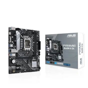 Материнская плата ASUS PRIME B660M-K D4 (RTL) LGA1700 <B660> PCI-E Dsub+HDMI GbLAN SATA MicroATX 2DDR4