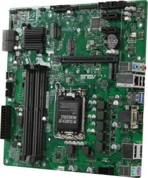 Материнская плата ASUS PRO B660M-C D4-CSM (RTL) LGA1700 <B660> PCI-E Dsub+HDMI+2xDP GbLAN SATA MicroATX 4DDR4