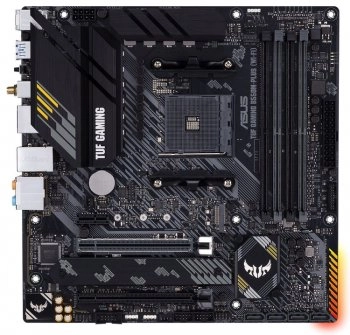 Материнская плата ASUS TUF GAMING B550M-PLUS WIFI II, Socket AM4, B550, 4*DDR4, HDMI+DP, CrossFireX, SATA3 + RAID, Audio, 2,5Gb LAN, USB 3.2*8, USB 2.
