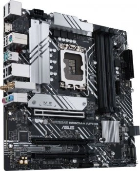 Материнская плата ASUS PRIME B660M-A WIFI D4 (RTL) LGA1700 <B660> 3xPCI-E+2xHDMI+DP GbLAN+WiFi+BT SATA MicroATX 4DDR4