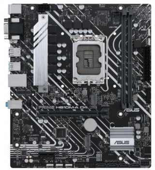 Материнская плата ASUS PRIME H610M-A D4-CSM (RTL) LGA1700 <H610> PCI-E Dsub+HDMI+DP GbLAN SATA MicroATX 2DDR4