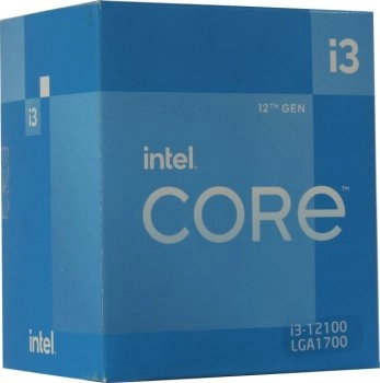 Процессор Intel Core i3-12100 BOX LGA1700