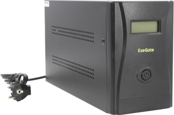 Источник бесперебойного питания Exegate EP285532RUS ExeGate SpecialPro Smart LLB-2200.LCD.AVR.EURO.RJ <2200VA/1300W, LCD, AVR, 4 евророзетки, RJ45/11,