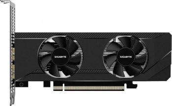 Видеокарта Gigabyte PCI-E 4.0 GV-R64D6-4GL AMD Radeon RX 6400 4096 Мб 64bit GDDR6 2039/16000 HDMIx1 DPx1 HDCP Ret low profile