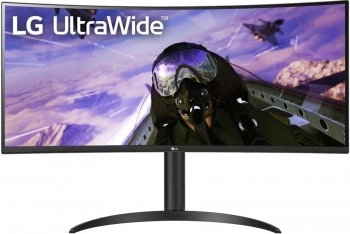 Монитор 34" LG 34WP65C-B черный VA LED 21:9 (Ultrawide) HDMI M/M матовая HAS Pivot 3000:1 300cd 178гр/178гр 3440x1440 DisplayPort FHD USB 15.2кг