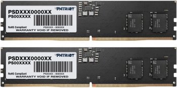Оперативная память DDR5 2x16Gb 4800MHz Patriot PSD532G4800K Signature RTL Gaming PC5-38400 CL40 DIMM 288-pin 1.1В Ret