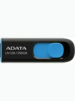 Накопитель USB A-Data 256Gb DashDrive UV128 AUV128-256G-RBE USB3.0 черный/синий