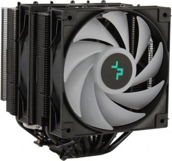 Вентилятор Deepcool <R-AG620-BKANMN-G-2> AG620 BK ARGB (115x/1200/1700/2011/AM4/AM5,29.4дБ,300-1850об/мин,Al+тепл.трубки)