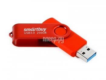 Накопитель USB SmartBuy Twist <SB256GB3TWR> USB3.0 Flash Drive 256Gb (RTL)