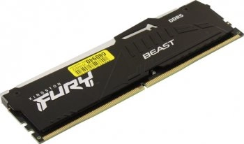 Оперативная память Kingston Fury Beast RGB <KF556C40BBA-8> DDR5 DIMM 8Gb <PC5-44800> CL40